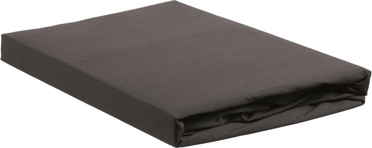 Beddinghouse - percale katoen - hoeslaken - 180x210 cm - antraciet