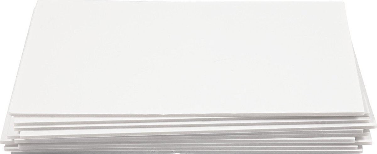 Creativ company foamboard a4 3 mm wit 10 stuks