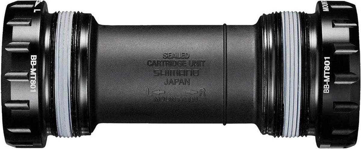 Shimano deore xt bb-mt801 bsa trapaslagers zilver 68 mm