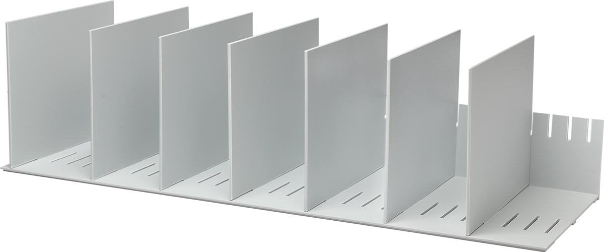 Paperflow sorteervak met 10 verstelbare tussenschotten breedte 802 cm