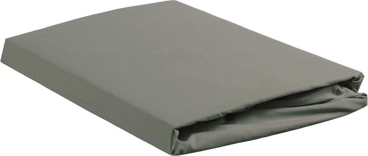 Ambiante - bamboe-katoen - boxspring hoeslaken - 160x200 cm - groen