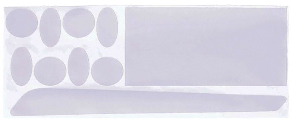 Bbb cycling clearskin - framebescherming fiets - transparante kabelstickers voor bescherming lak - water en hittebestendig - bbp-57