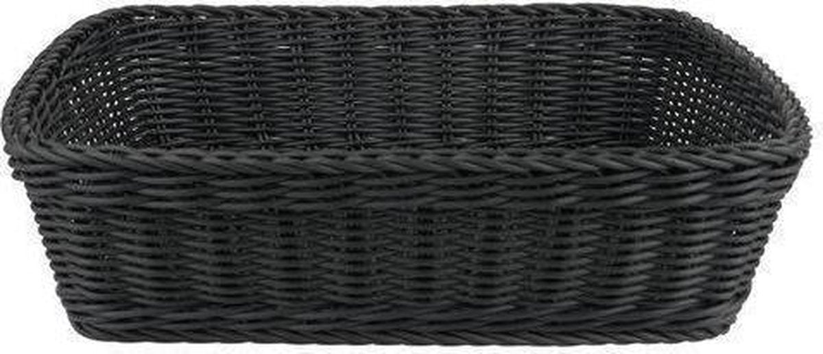 Westmark - saleen - mand - kunststof - rechthoek - 40 x 32 cm - zwart - 1 stuk