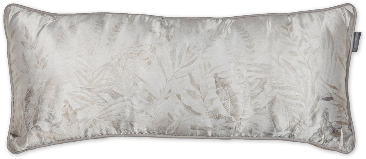 Riviera maison leaf shades sierkussen - 30x70 cm - naturel
