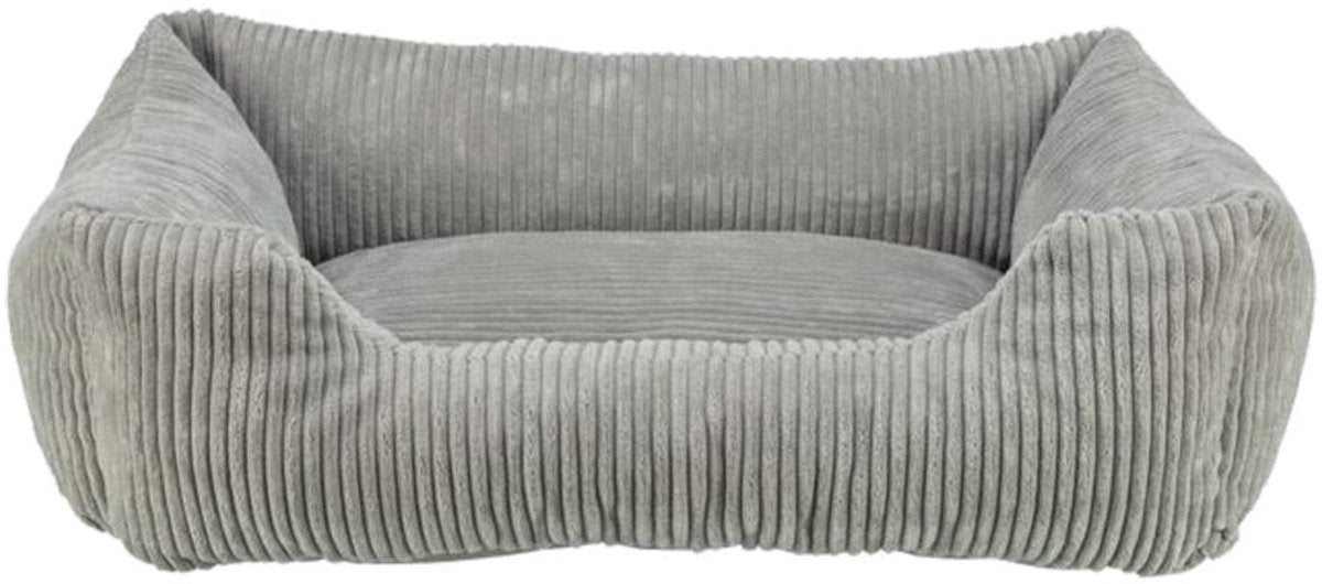 Trixie - hondenmand vital jonna - ribfluweel - grijs - 100x70 cm