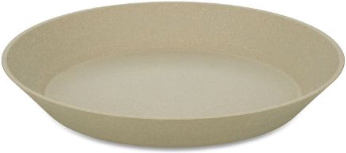 Koziol diep bord, 24 cm, set van 4, organic, zand beige - | connect plate
