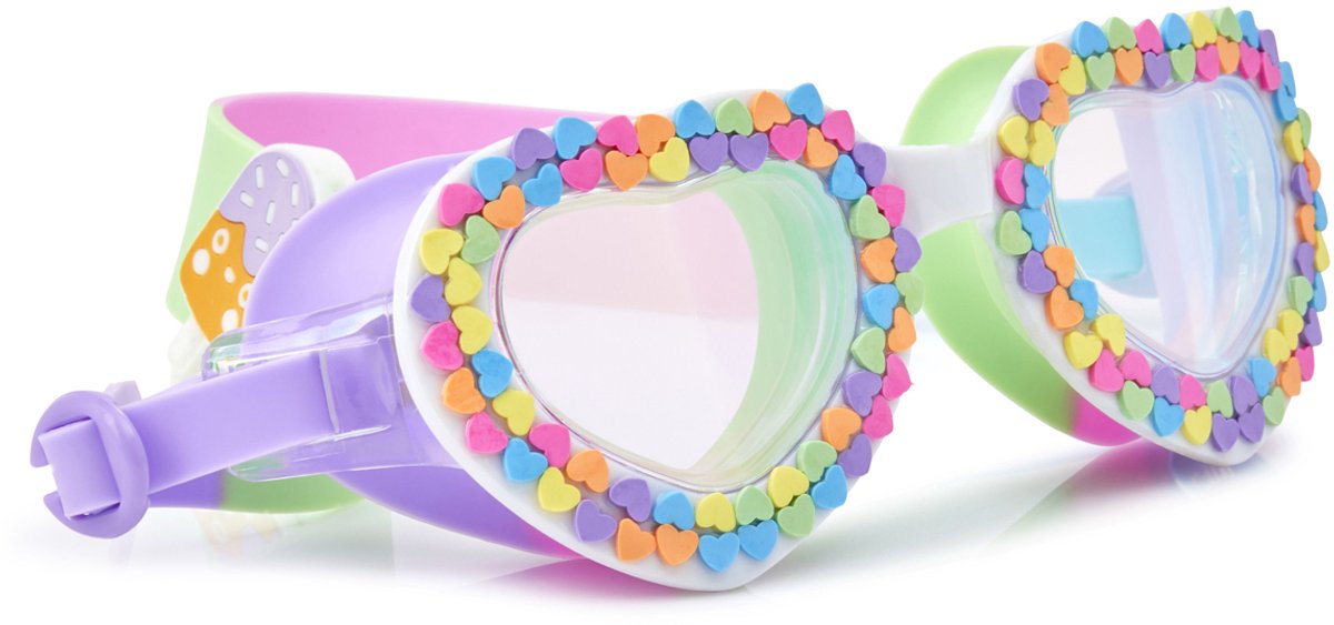 Bling2o zwembril kinderen - valentine - duikbril - anti-fog - uv-protect - multicolor
