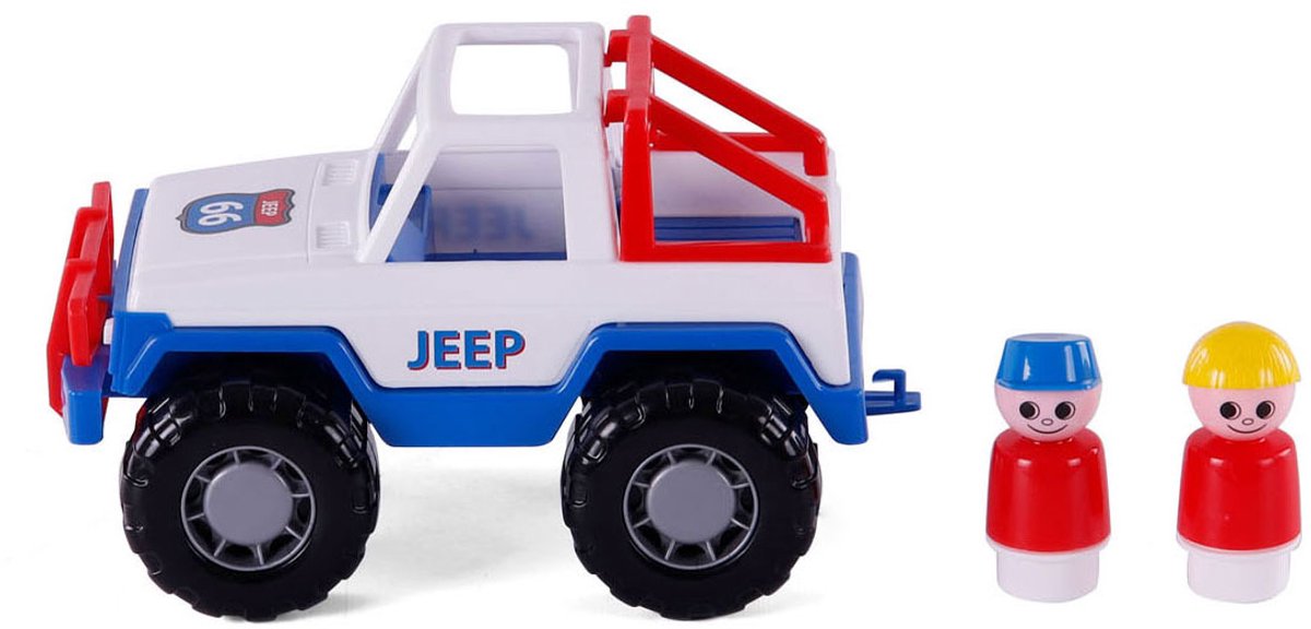 Cavallino jeep met 2 speelfiguren