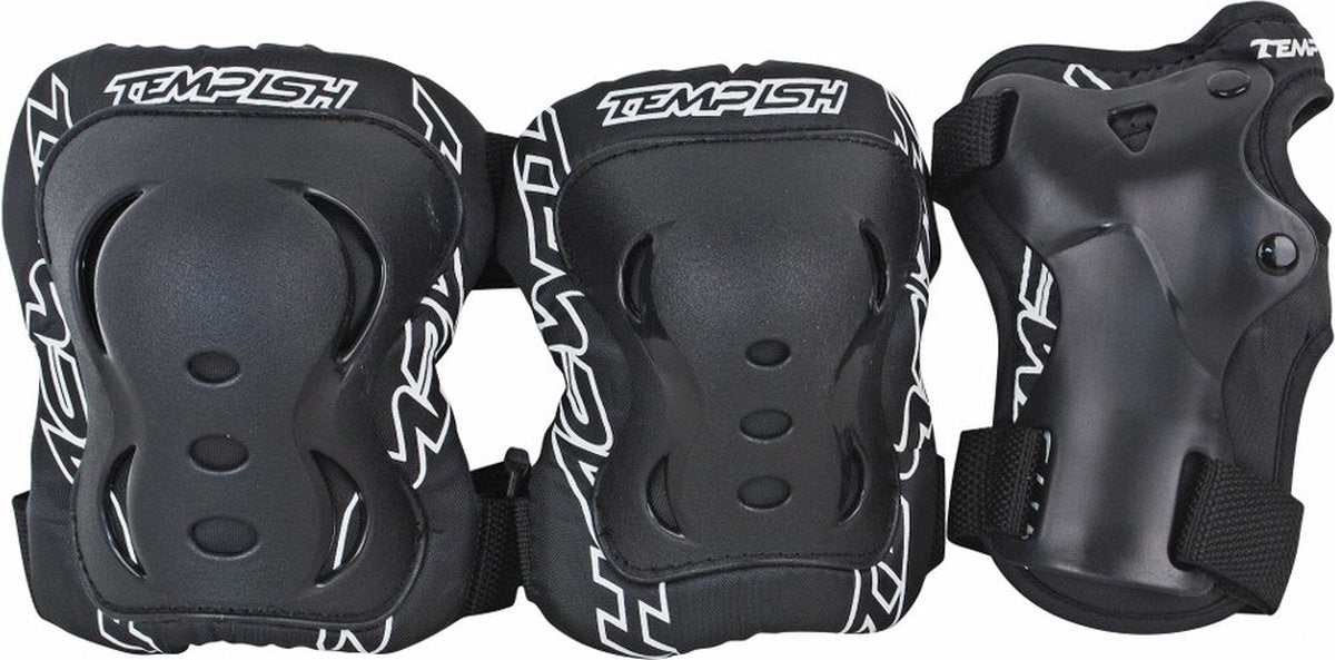 Tempish - fid - skatebescherming - 3-pack - volwassenen - zwart - m