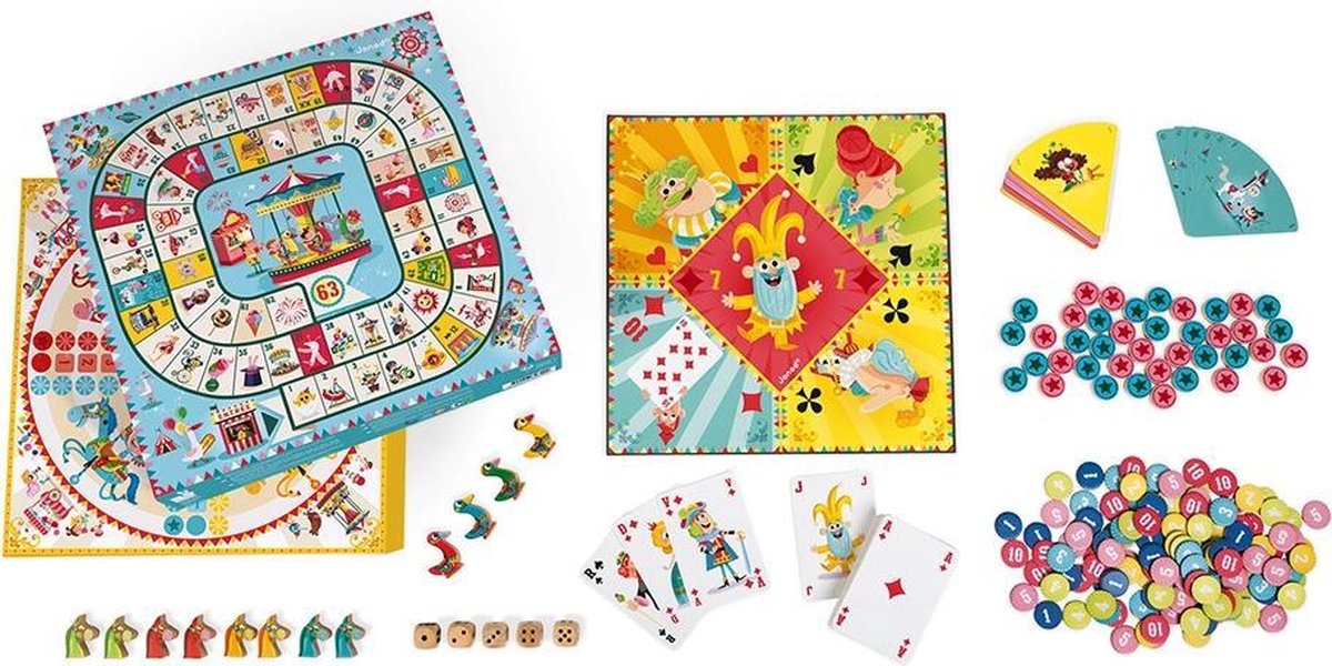 Janod - spel - carrousel spellendoos