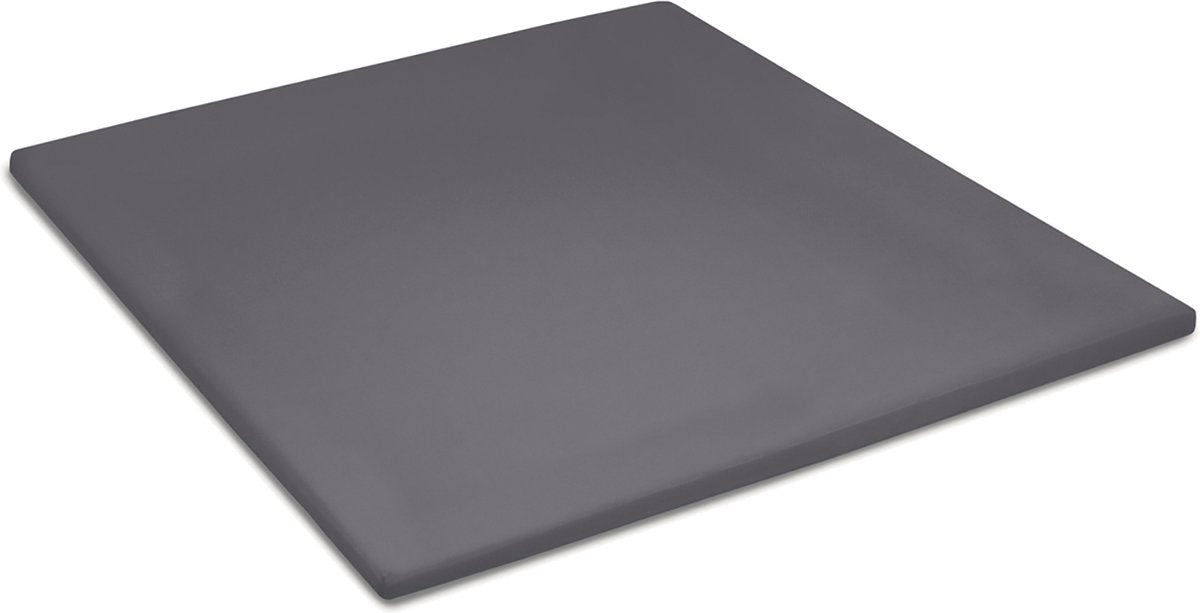 Cinderella - topper hoeslaken (tot 15 cm) - double jersey - 160x200 210 cm - anthracite