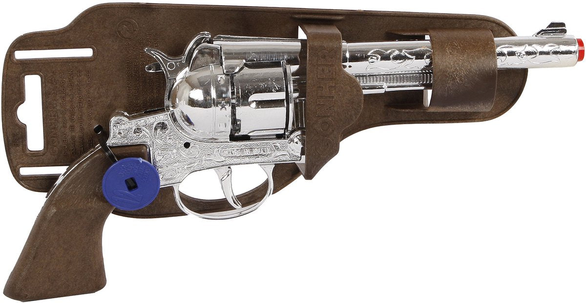 Gonher revolver - speelgoed pistool voor kinderen en volwassenen - 12-schots