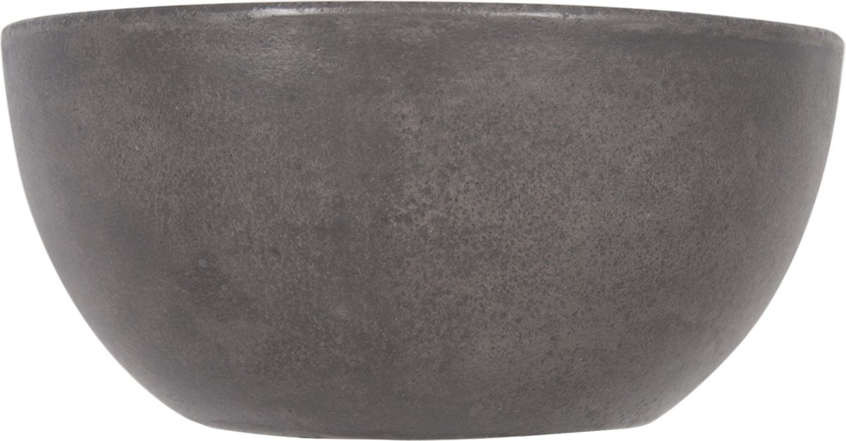 Differnz boomer waskom - 20x20x10cm - keramiek - rond - beton