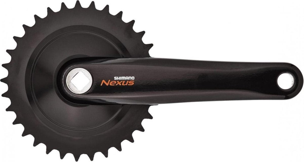 Shimano crankstel 33t nexus c6000 met 170mm crankarm - zilver