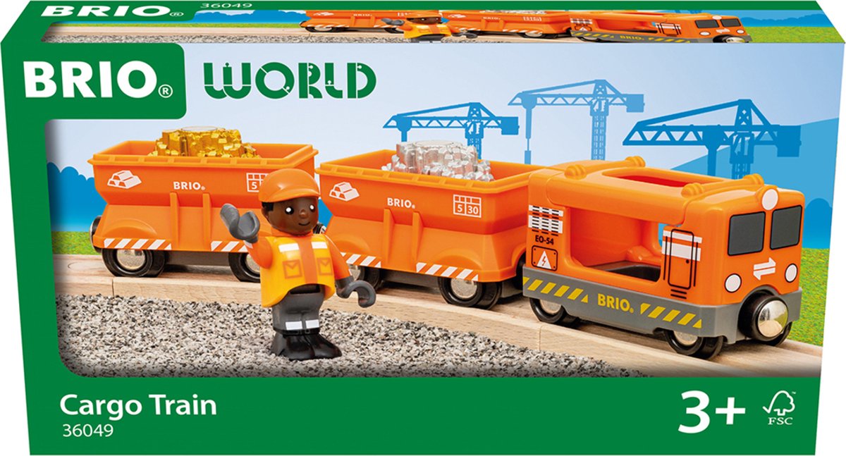 Ravensburger brio – 36049 goederentrein | speelgoedtrein met goud- en zilverlading voor kinderen vanaf 3 jaar