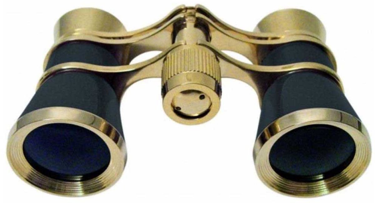 Braun phototechnik braun photo technik verrekijker opera 3x25 goud zwart