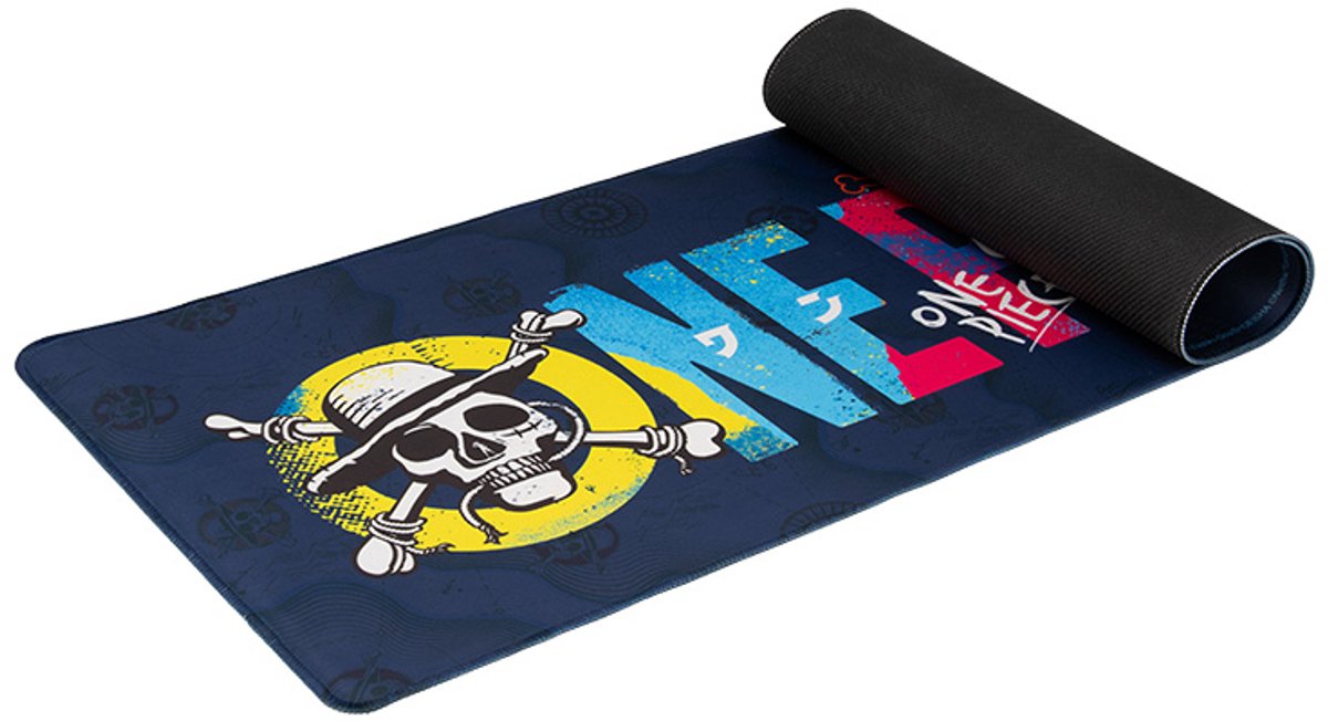 Paladone one piece bureauonderlegger – grote gaming muismat 80 × 30 cm – officieel gelicentieerd netflix merchandise –