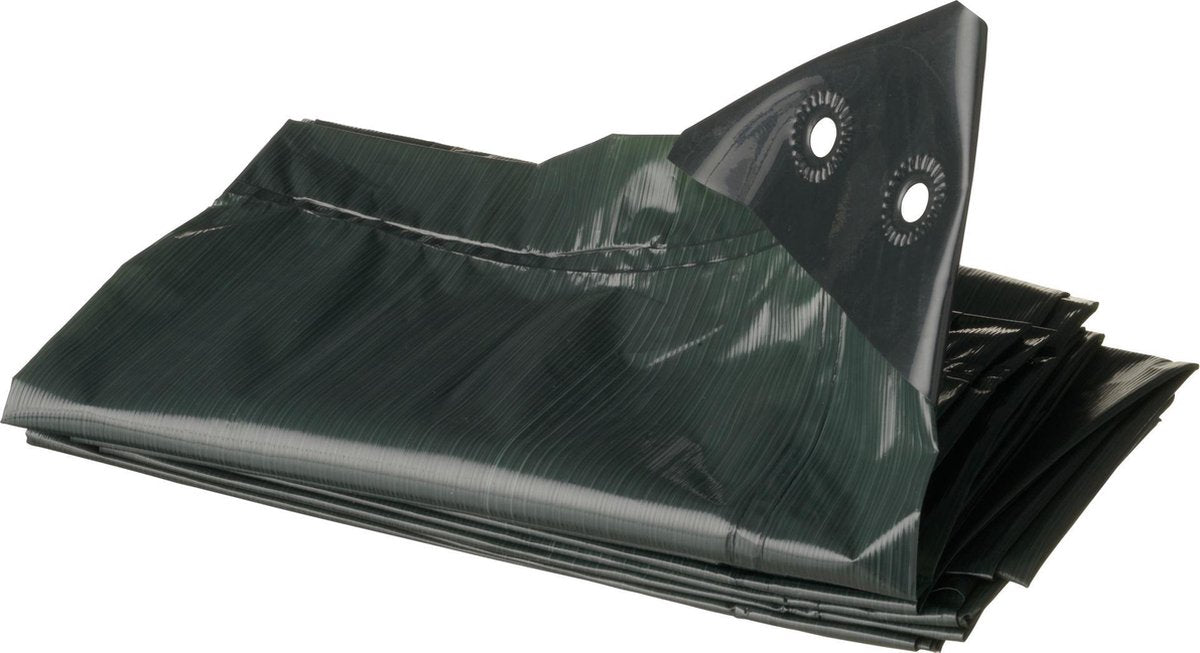 Nature - afdekzeil voor hout - 3 x 4m - groen - 100% waterdicht