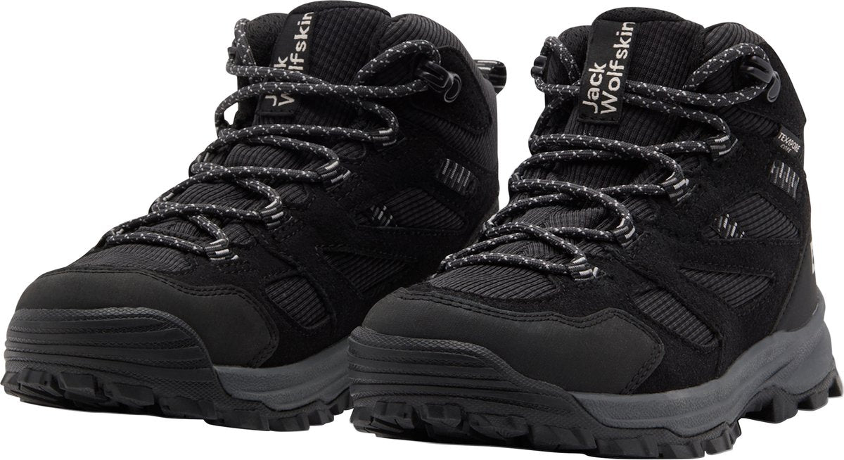 Jack wolfskin vojo tour texapore mid k kinderen wandelschoenen-phantom