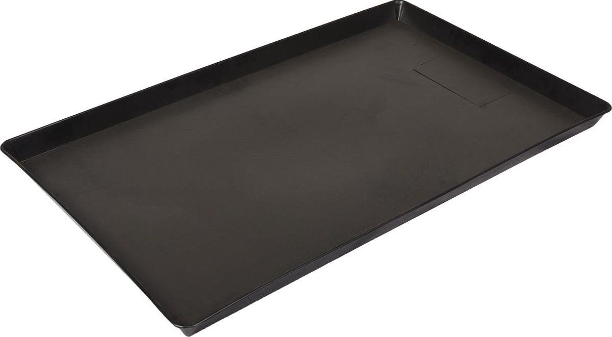 Flamingo vervanglade voor hondenbench – lade ebo, keo, mezo, nyo – s 42,5 x 58 x 2,5 cm – kunststof benchlade zwart