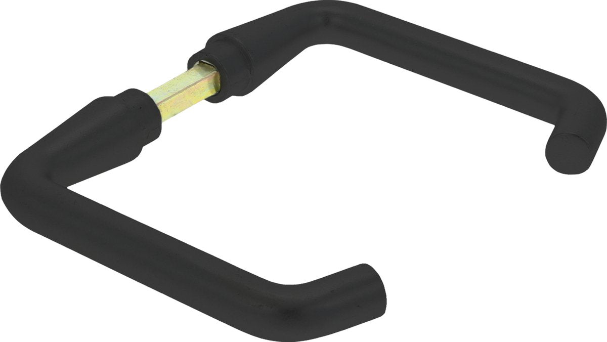 Starx deurklink zwart - deurbeslag - deurkruk coupe - aluminium