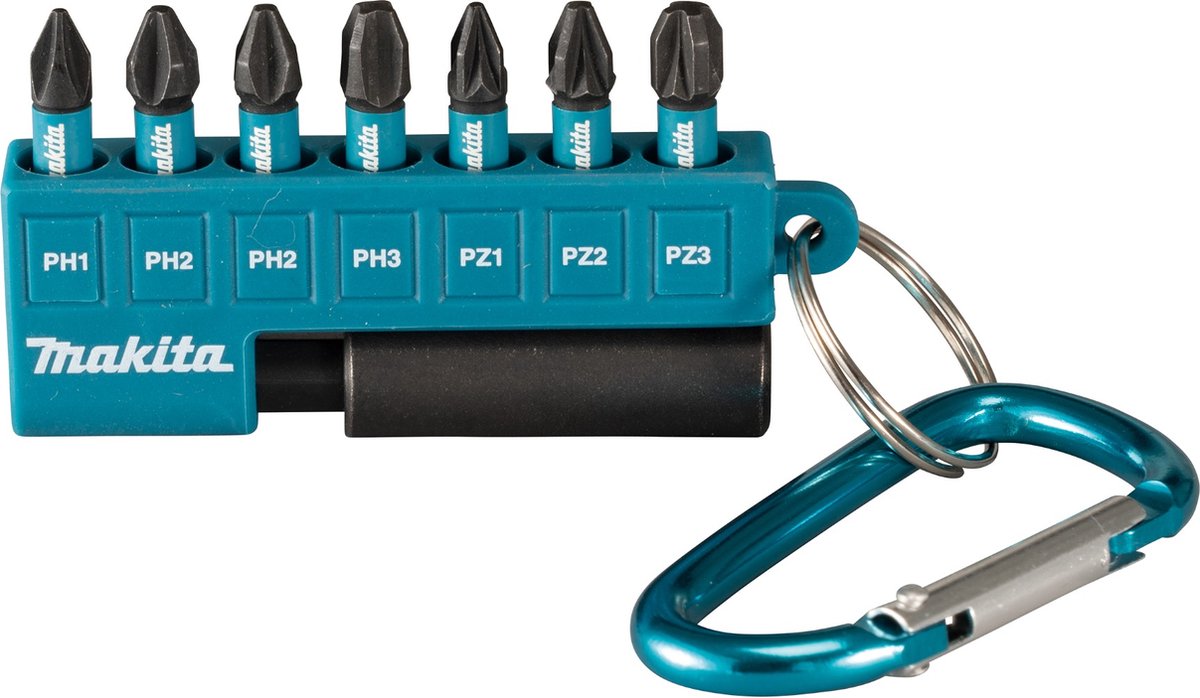 Makita schrbset 8-dlg impblack haak - e-11994