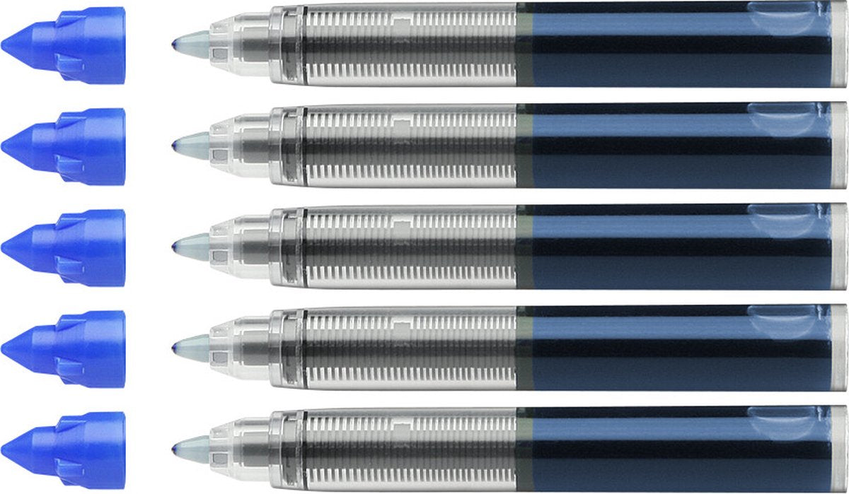 Schneider schrijfwaren schneider navulling rollerball - universal 852 - doosje a 5 stuks - blauw - s-185203