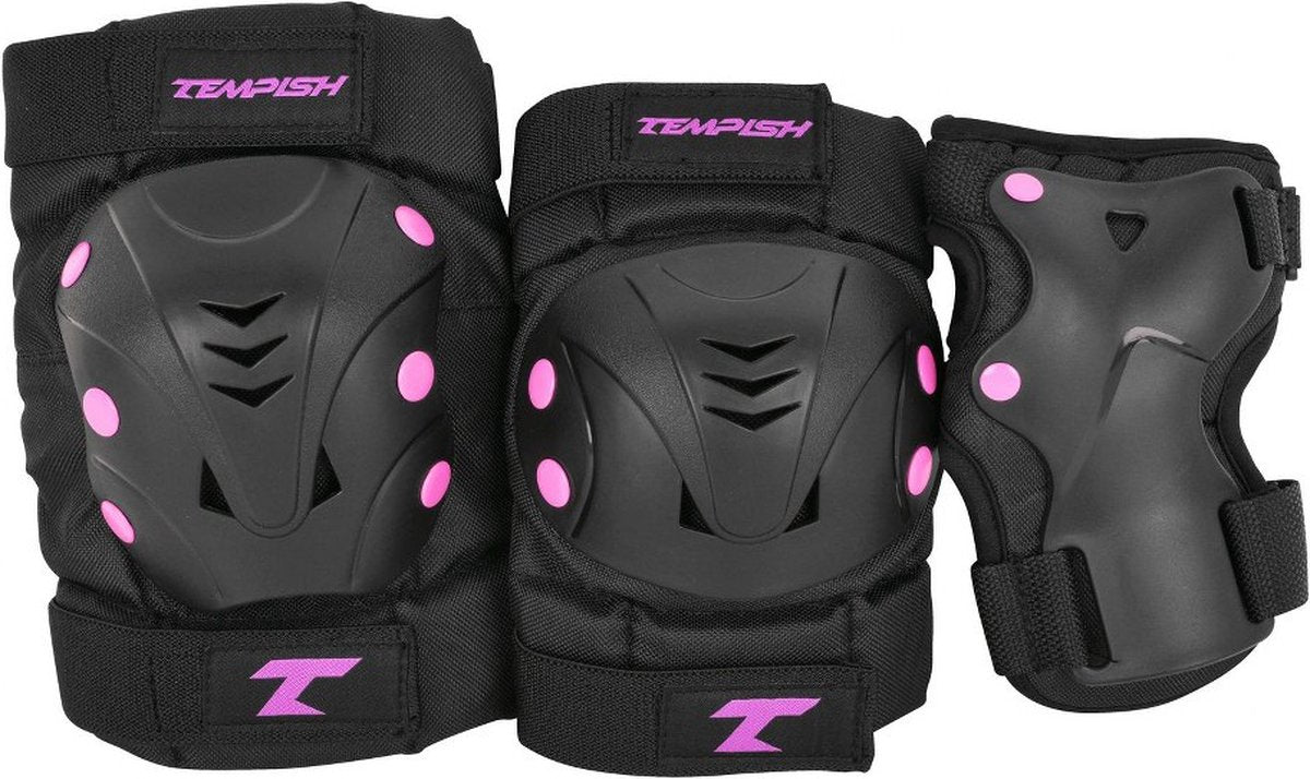 Tempish – taky – skatebescherming – 3-pack – volwassenen – roze – complete set voor skaten – maat s