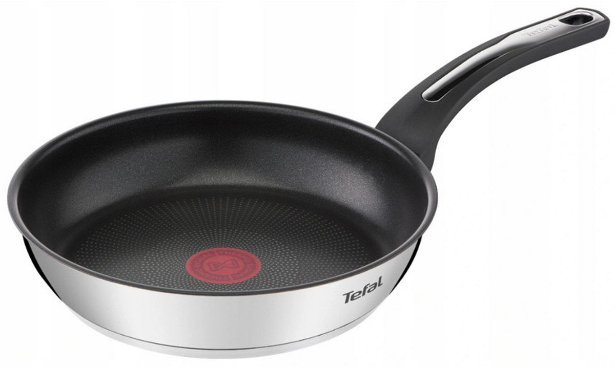 Tefal emotion koekenpan - inductie - rvs - temperatuursensor - 24cm