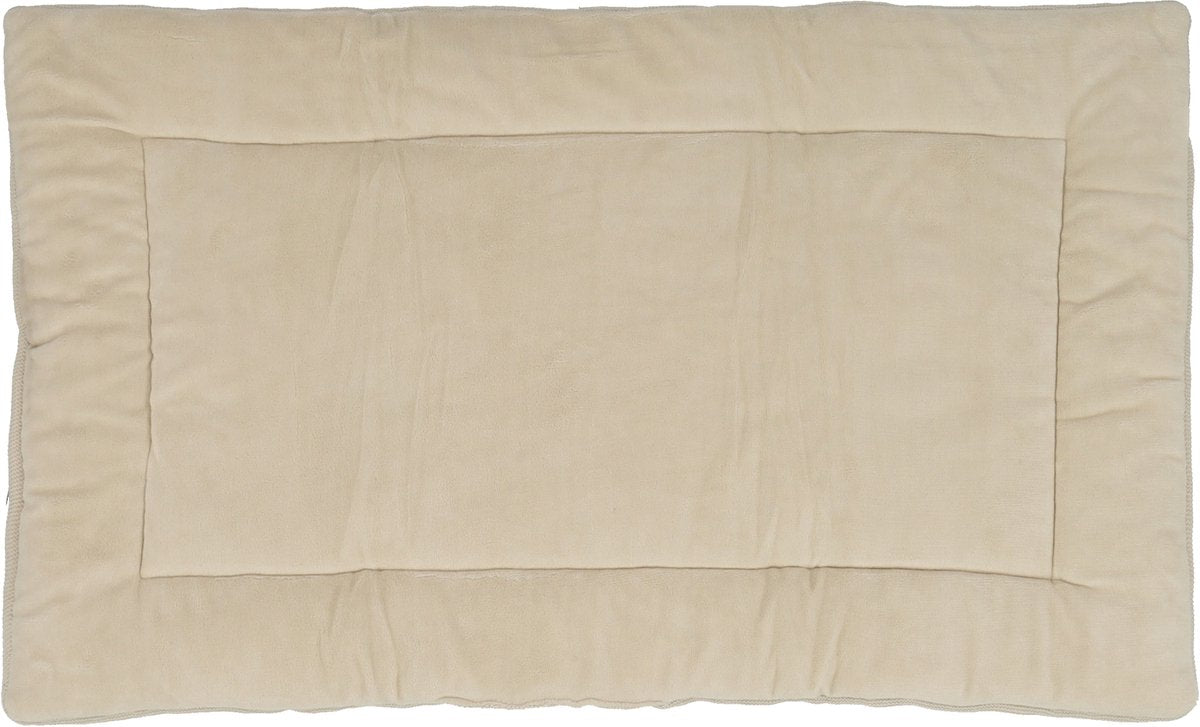 Jollein tweeling boxkleed - basic knit - 71 x 122 cm - oatmeal