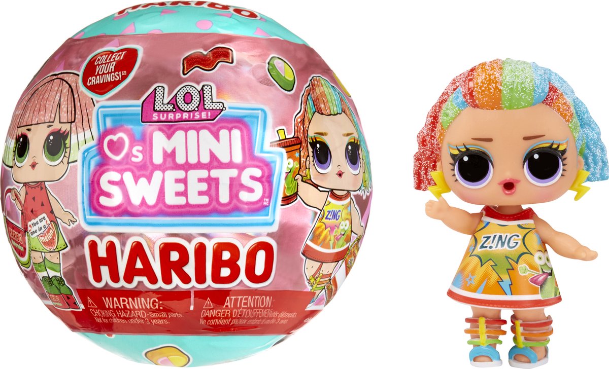 L.o.l. surprise! loves mini sweets x haribo - 9,7 cm - minipop