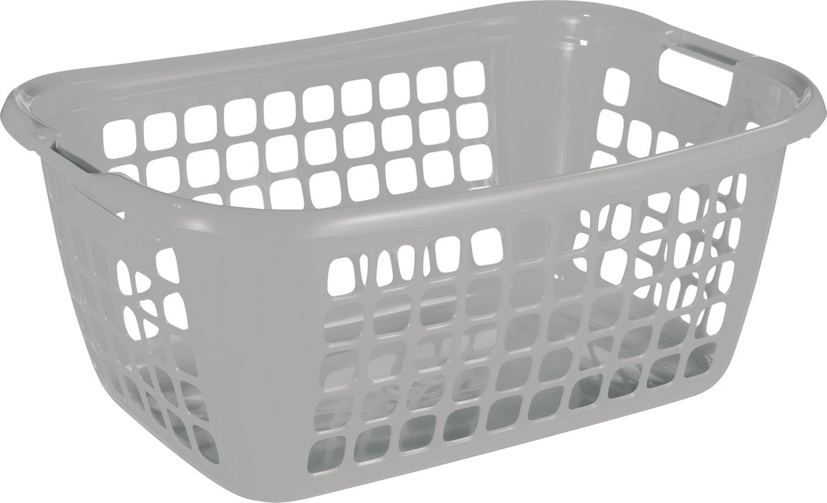 Sunware basic wasmand 60l - 65x45x27 cm - grijs