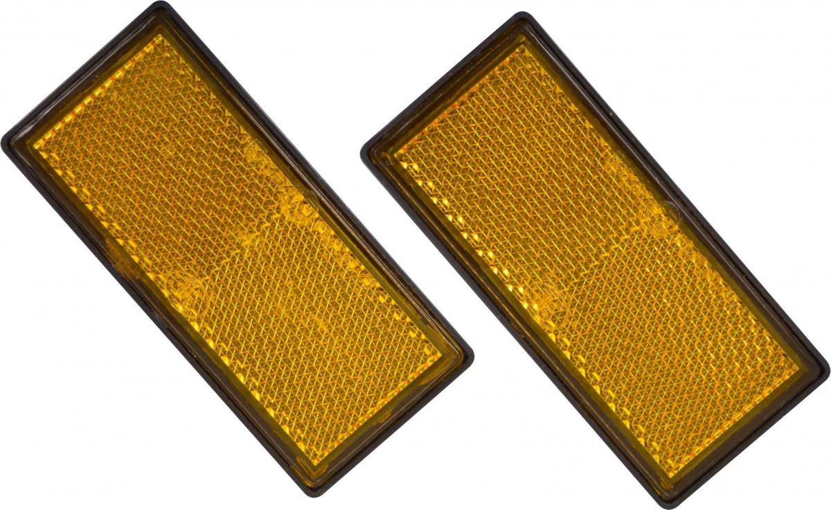 Carpoint reflector oranje 86x40mm - 2 stuks