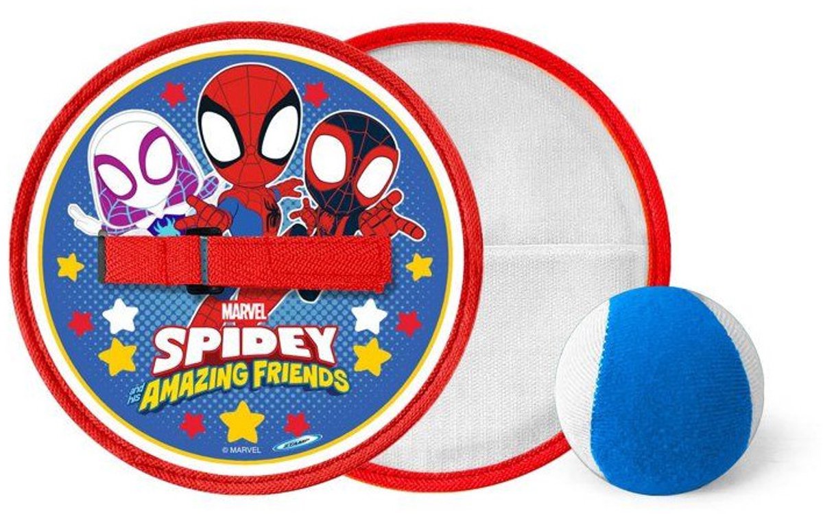 Stamp vangspel met zachte bal spidey