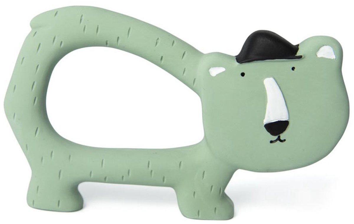 Trixie natuurlijk rubber grijpspeeltje - mr. polar bear