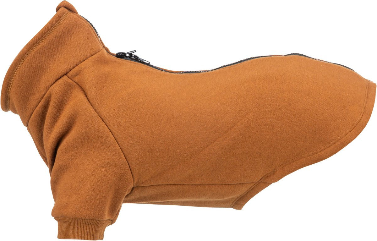 Trixie hondentrui - katoen roest 36cm - met kraag en 2-weg-ritssluiting