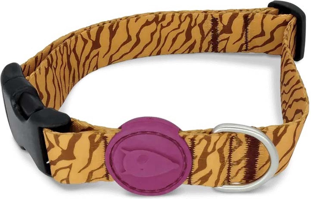 Morso halsband hond gerecycled jungle drum oranje
