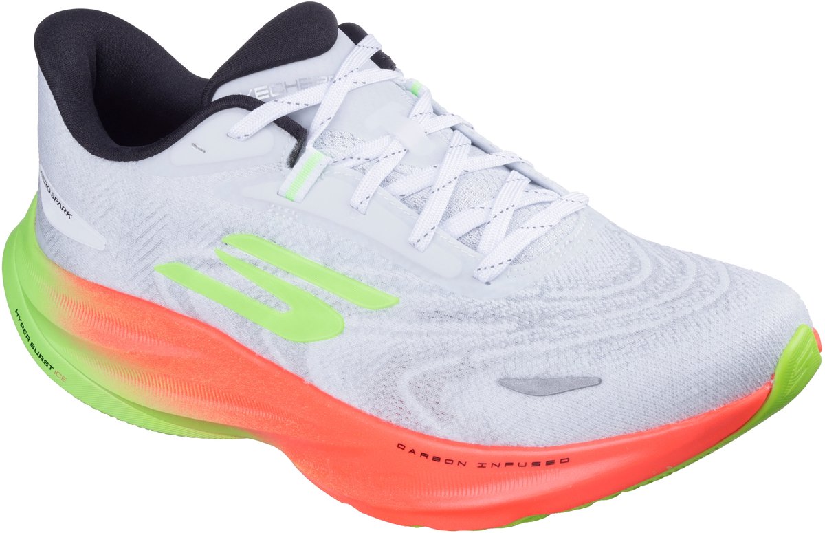 Skechers skx aero spark heren sportschoenen - wit multi