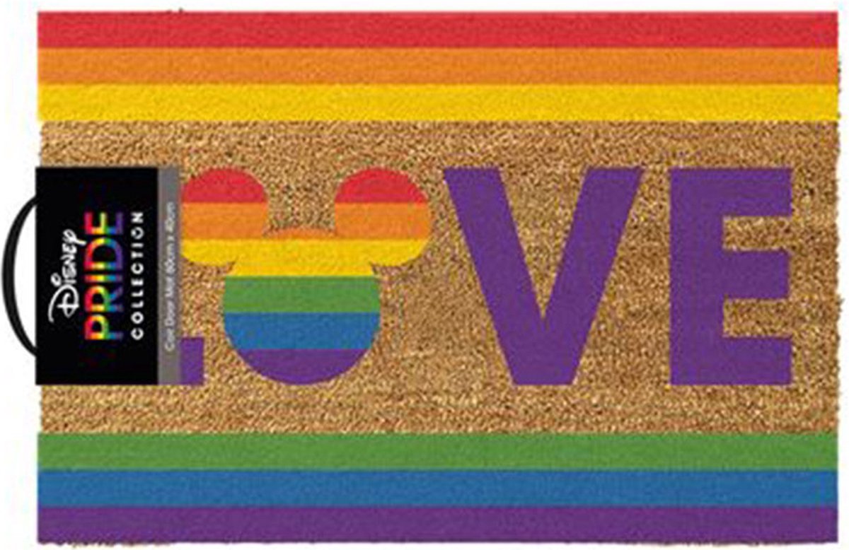 Pyramid disney deurmat mickey mouse rainbow pride