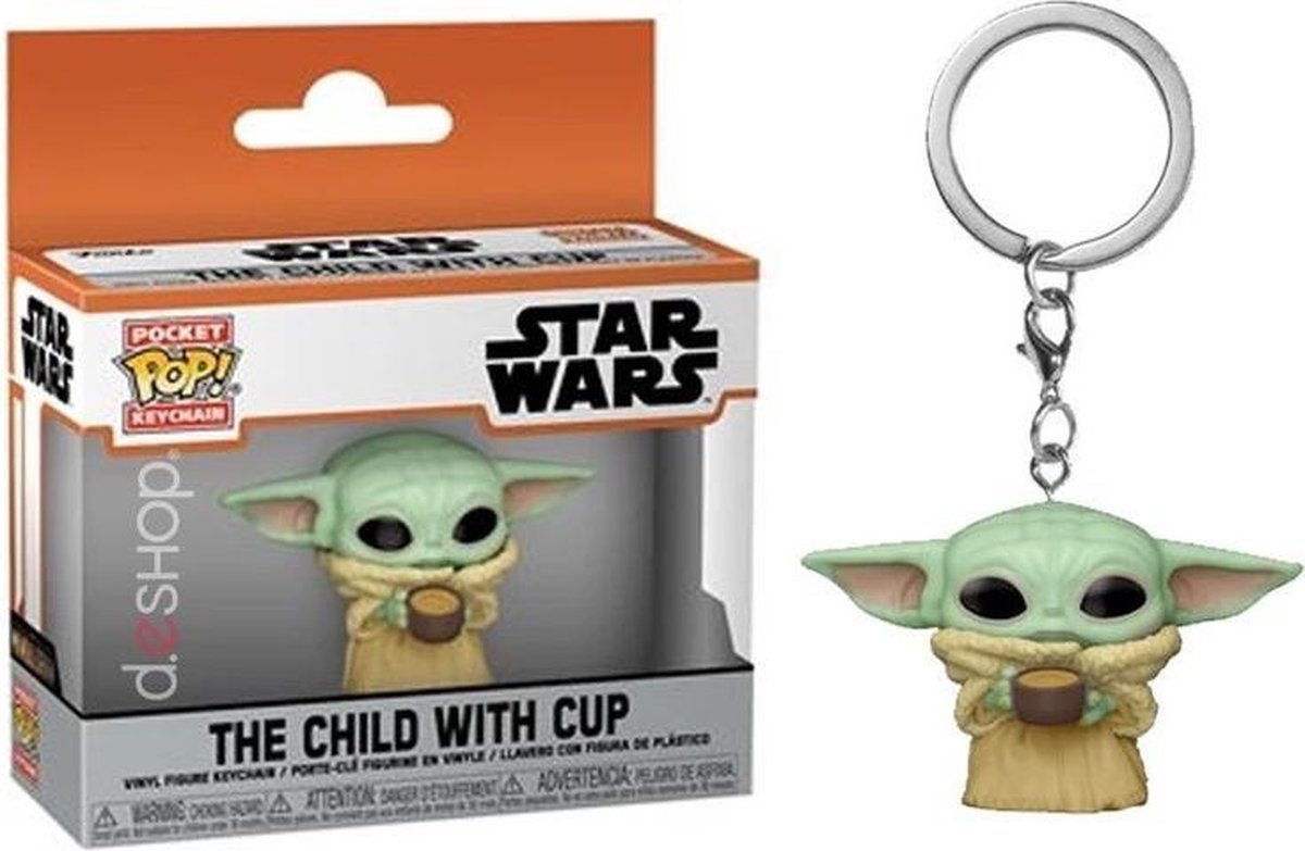 Funko pop! the mandalorian - the child with cup