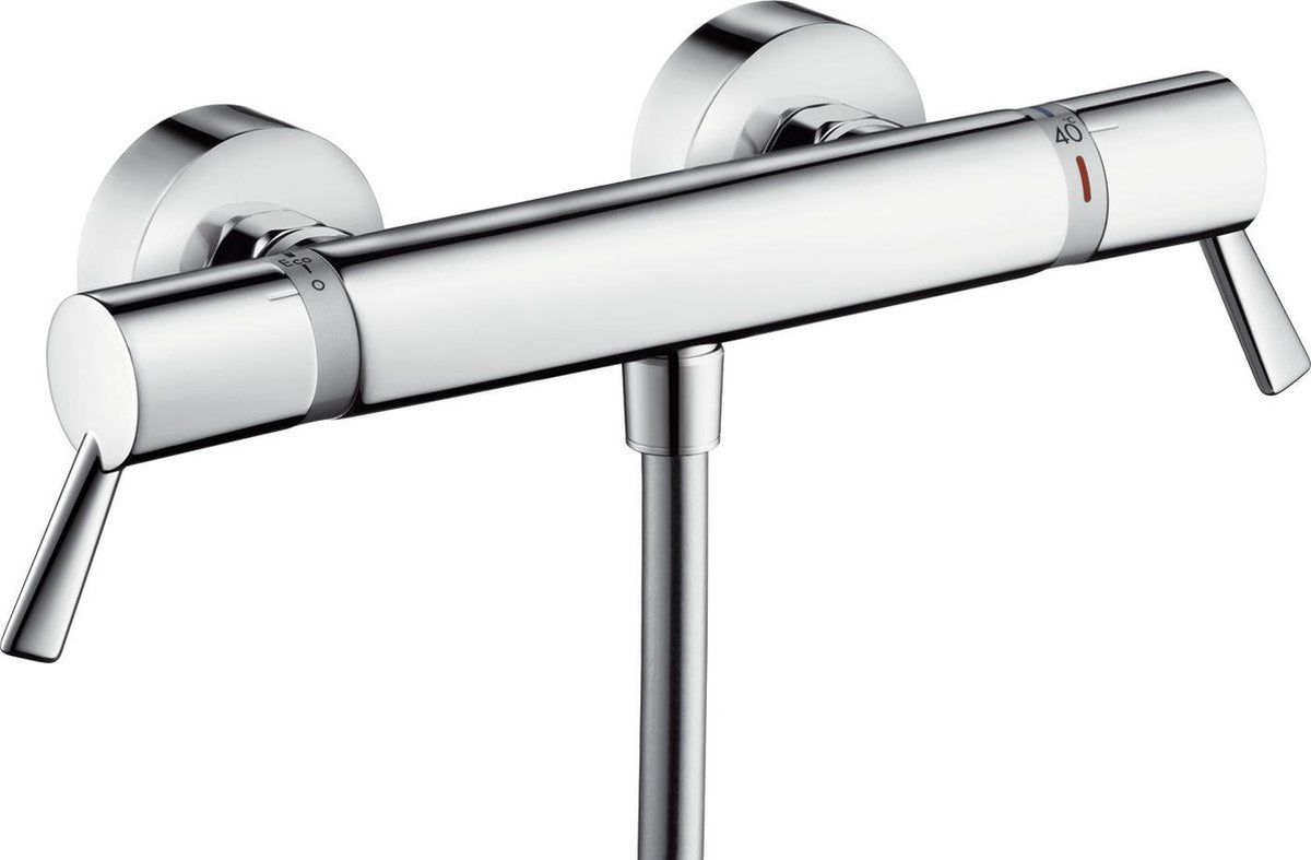 Hansgrohe ecostat comfort care thermostatische douchekraan - met verlengde grepen - 15 cm hartafstand - chroom