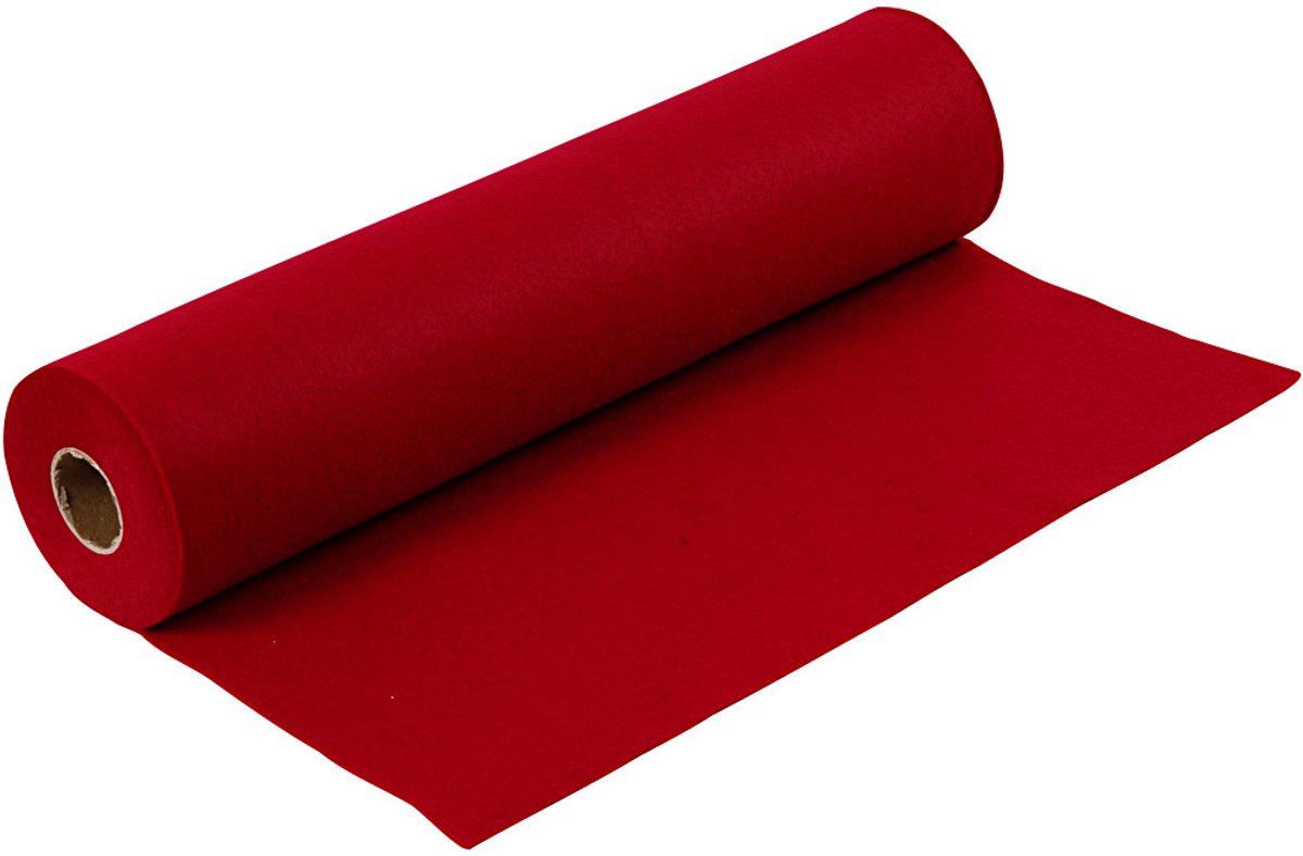 Creativ company cc hobbyvilt op rol 5m antiek rood