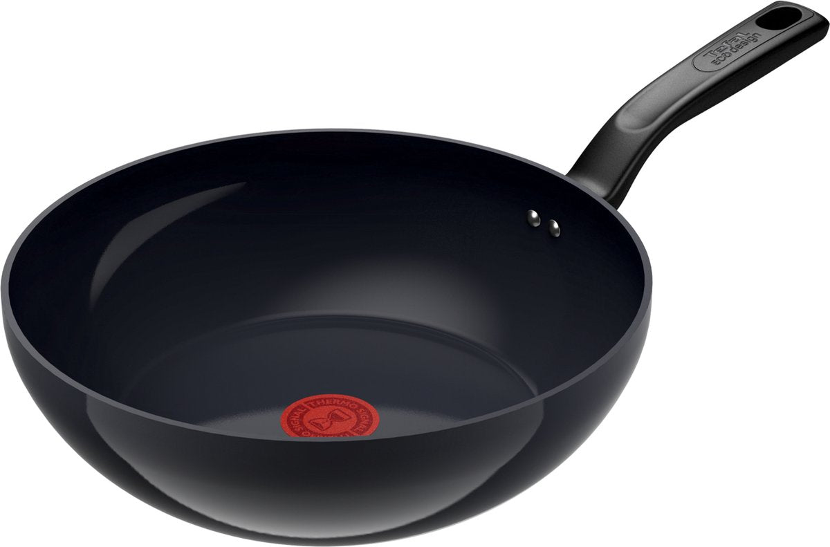 Tefal c47619 change black keramische wokpan 28 cm zwart