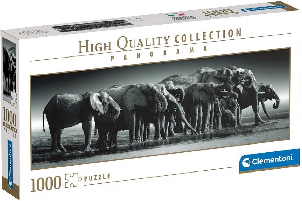 Clementoni - puzzel - 1000 stukjes - herd of giants - puzzel voor volwassenen - high quality collection