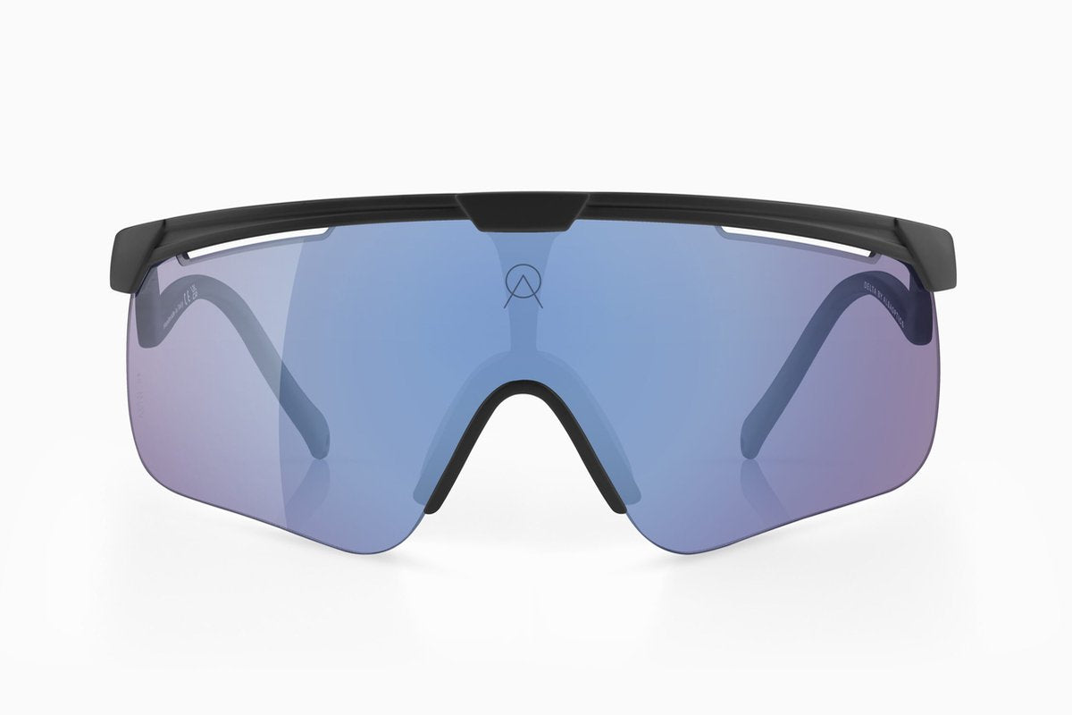 Alba optics fietsbril - - delta black vzum f-lens flamingo