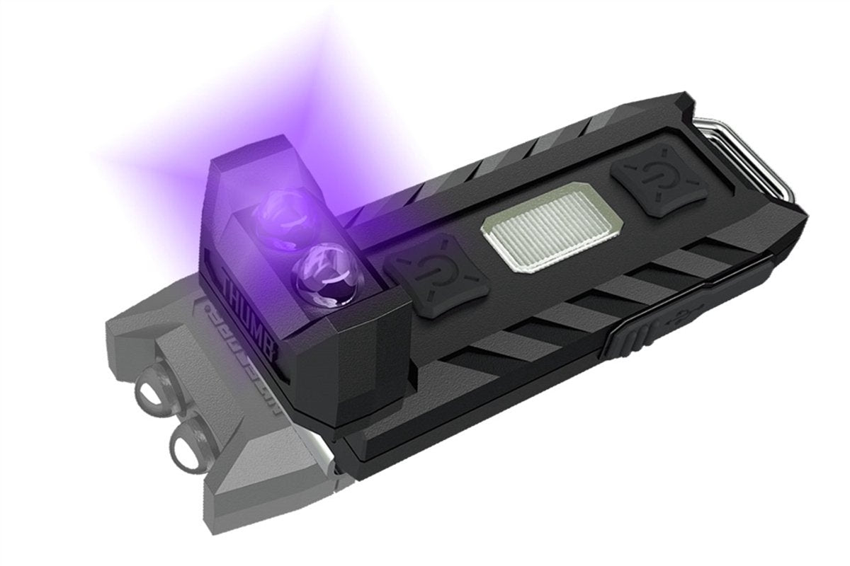 Nitecore thumb leo uv sleutelhangerlamp oplaadbaar