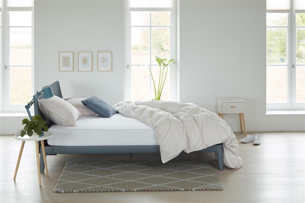 Beddinghouse - jersey - split-topper - hoeslaken - 180x220 cm - wit