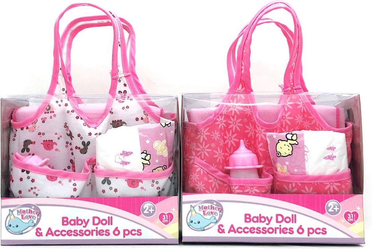 Braet verzorgingstas met accessoires.