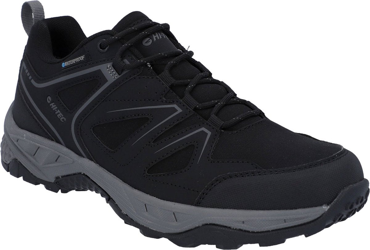 Hi-tec saunter softshell waterbestendig zwart - maat 43 wandelschoenen voor mannen