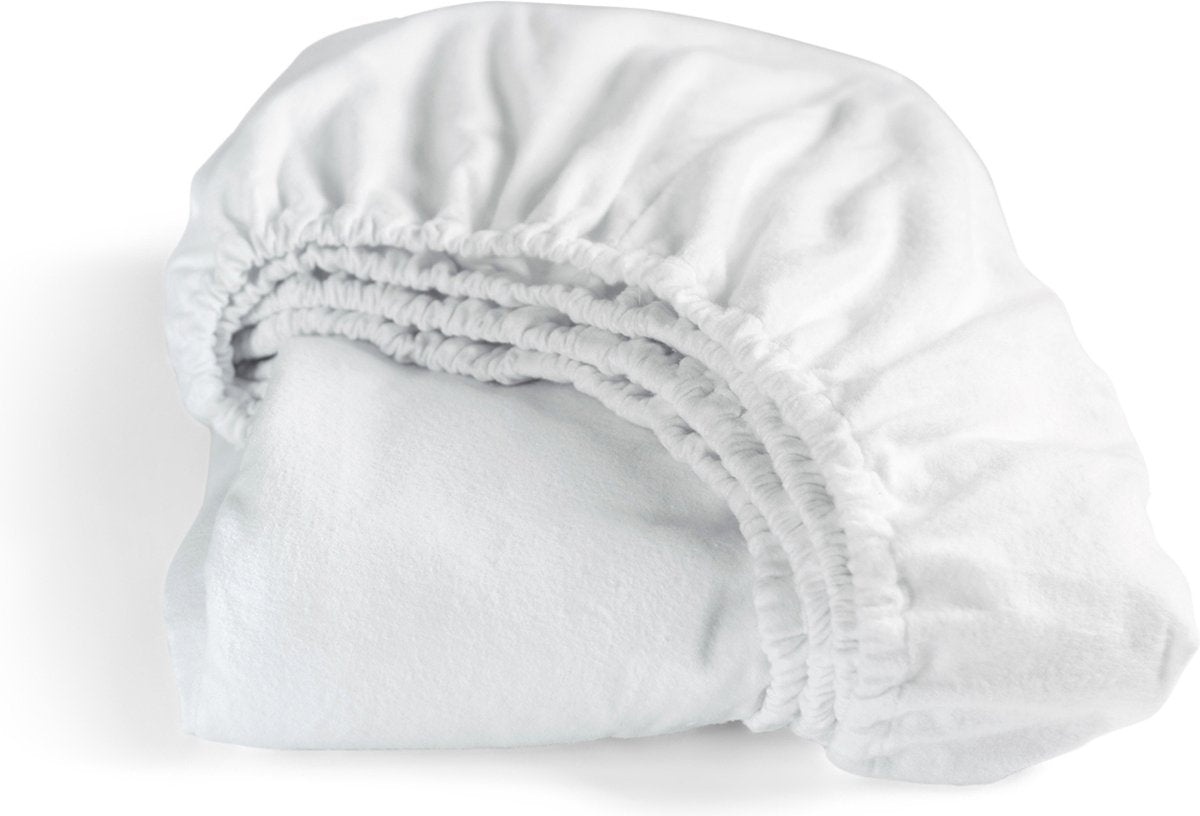 Cinderella - premium molton hoeslaken - tot 25 cm matrashoogte - 100x210 cm - wit